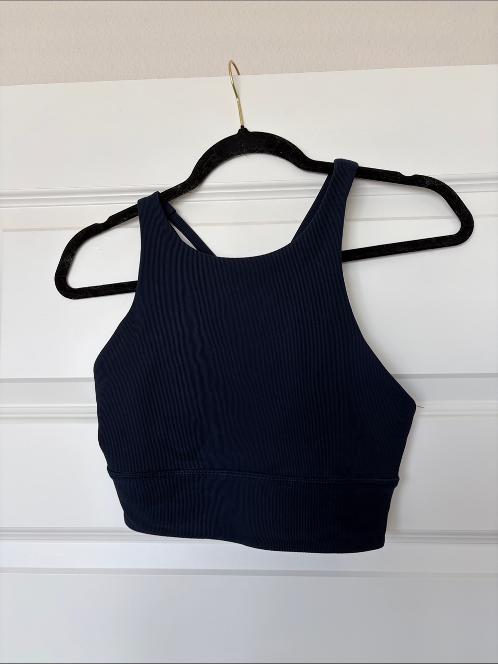 lululemon athletica High-Neck Crop Bralette - Navy